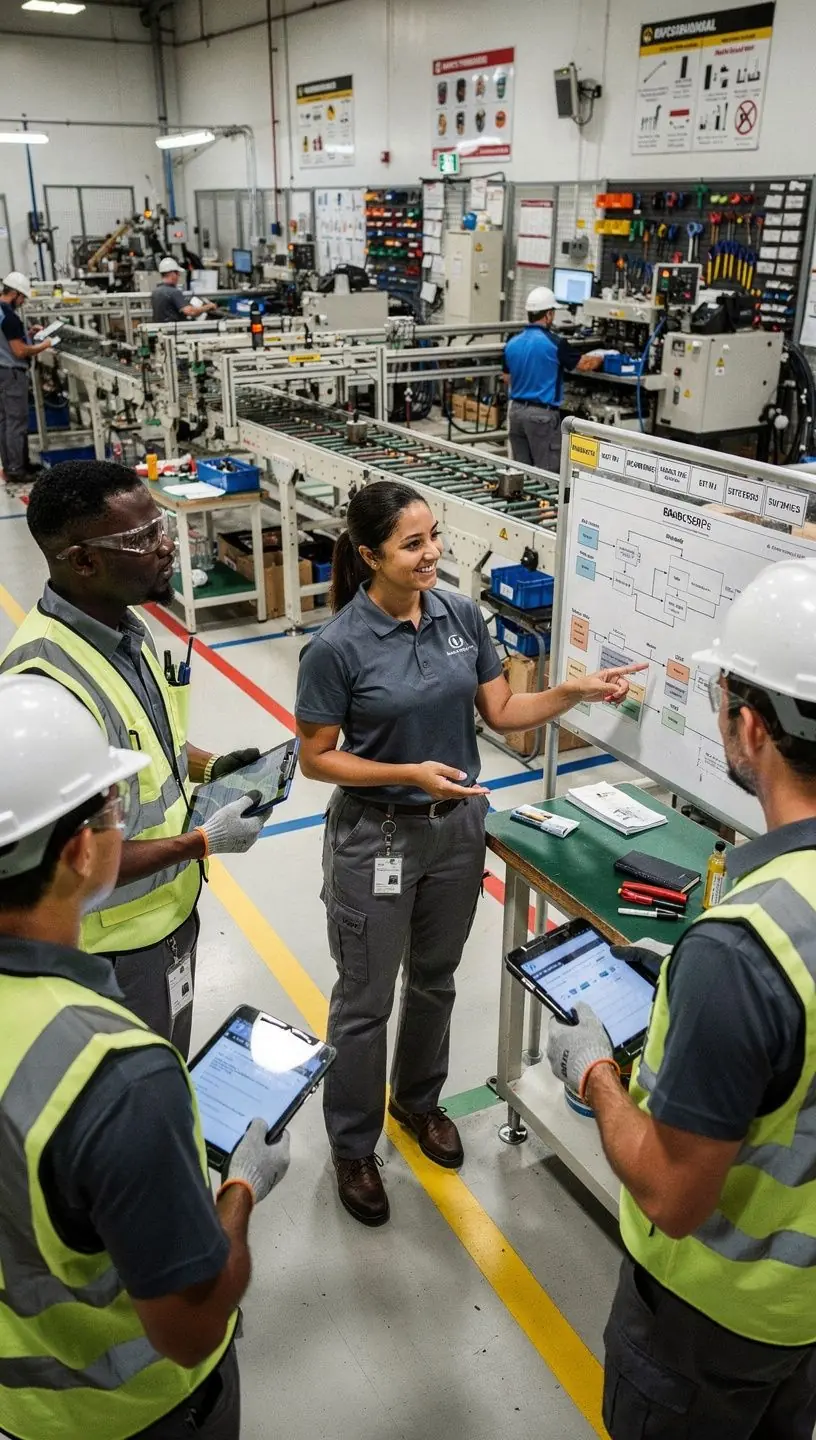 Visual management systems enhancing workflow efficiency