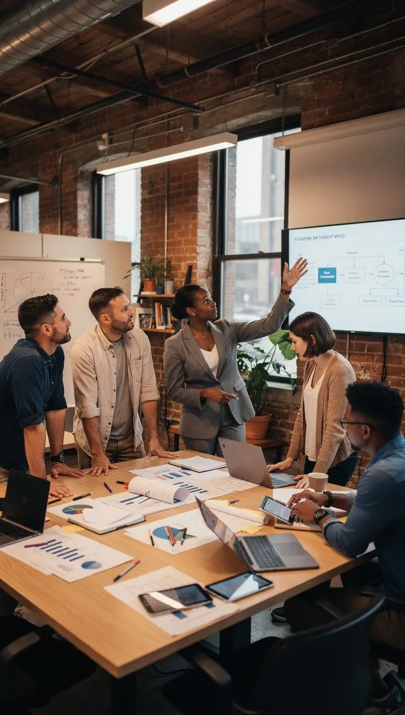 Our professional team collaborating