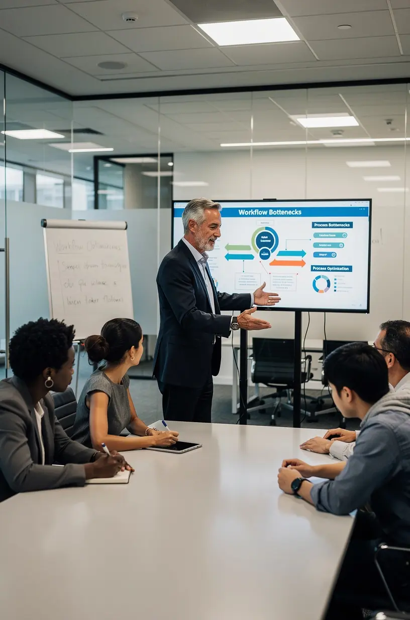 Professional business solutions illustration